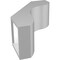 Ekena Millwork 5-in. W x 10-in. D x 14-in. H Stanfield Architectural Grade PVC Knee Brace BRCP05X10X14STA - alternate 4